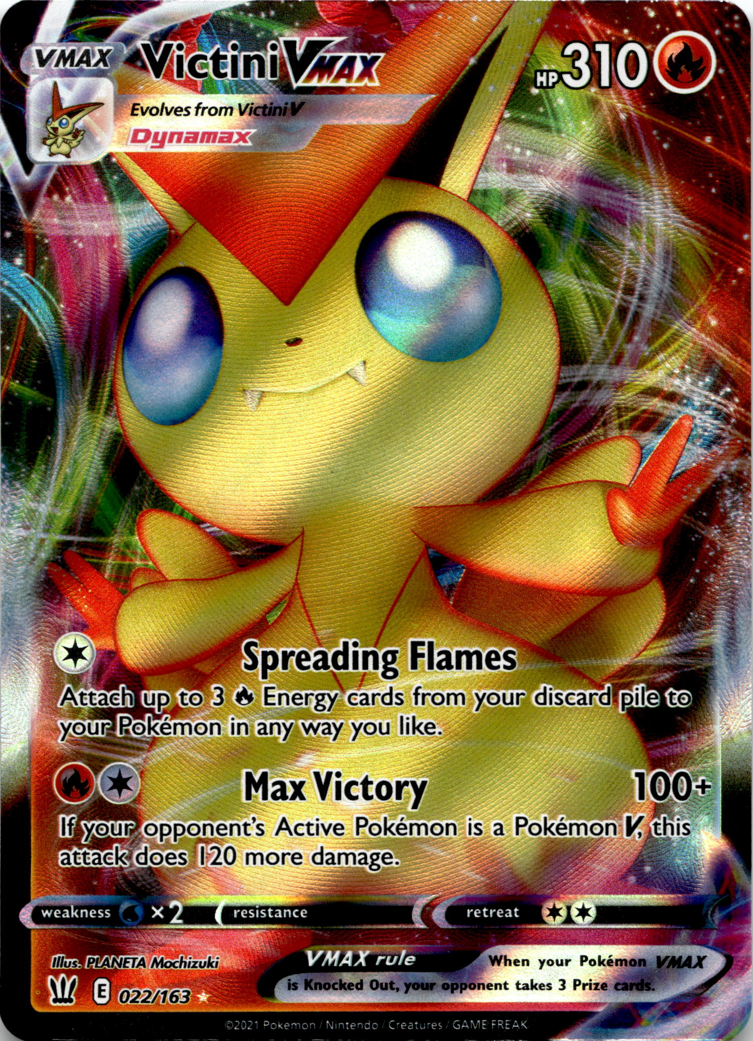 Victini Vmax #022/163