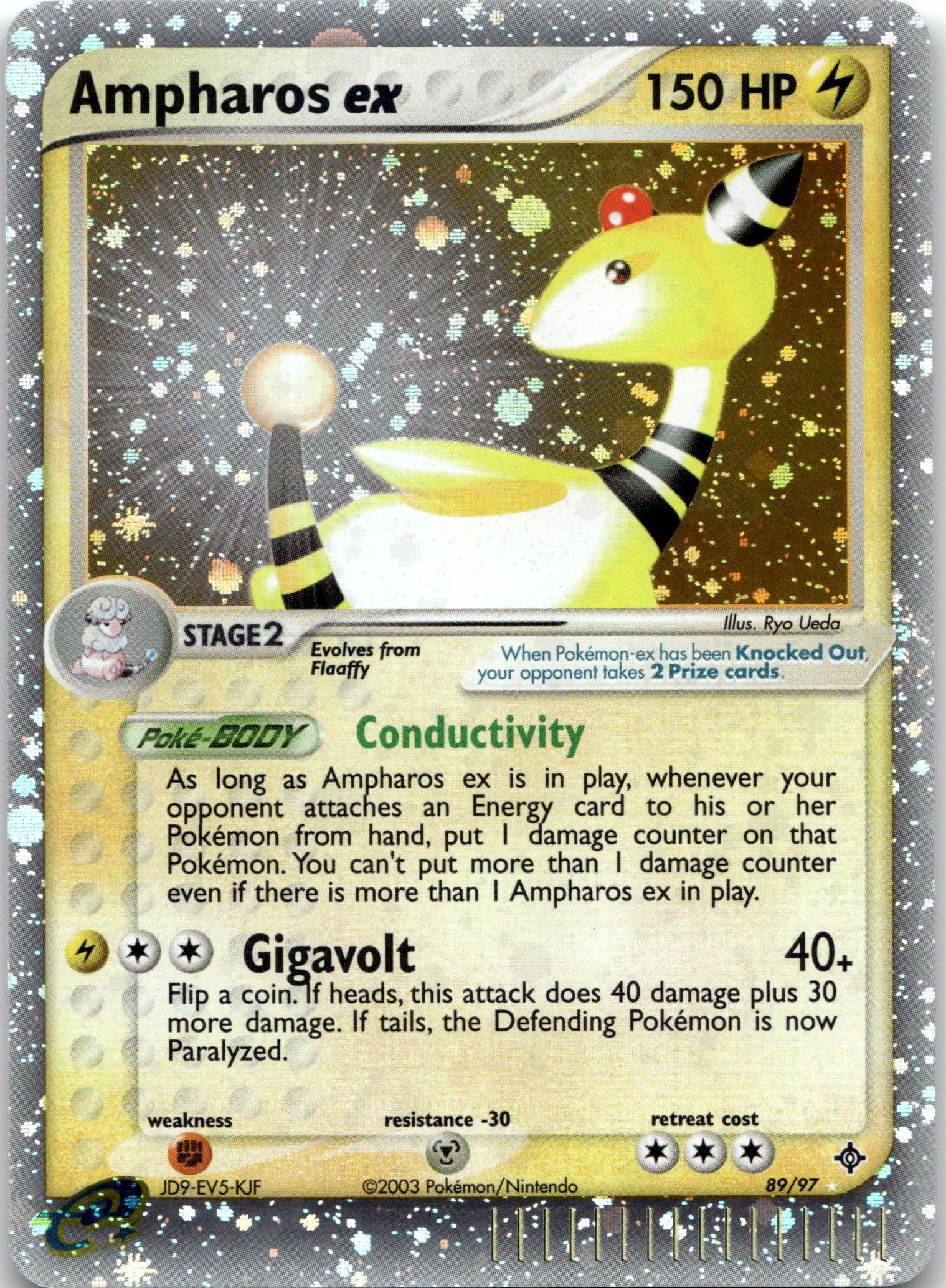 Ampharos ex Holo #89/97