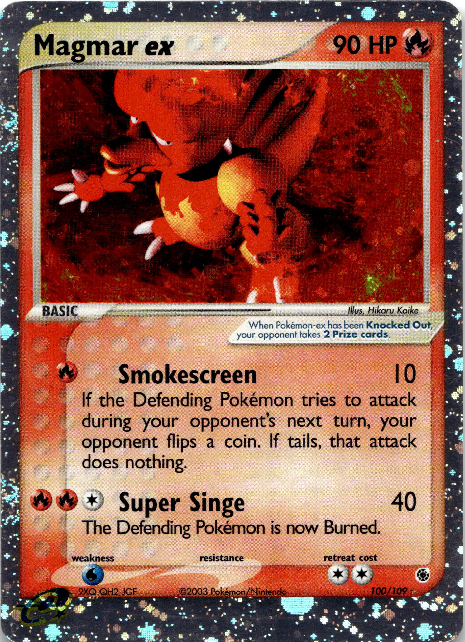 Magmar ex Holo #100/109