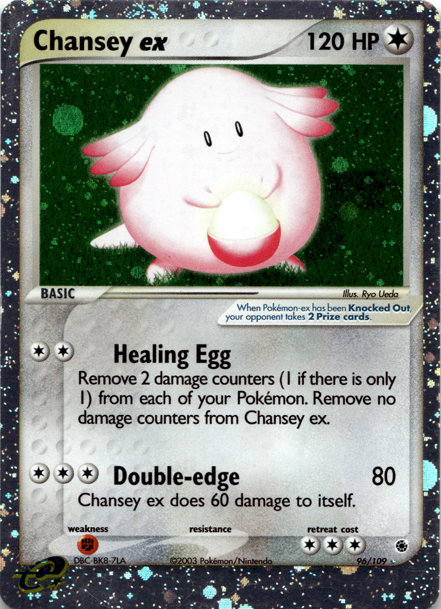 Chansey ex Holo #96/109
