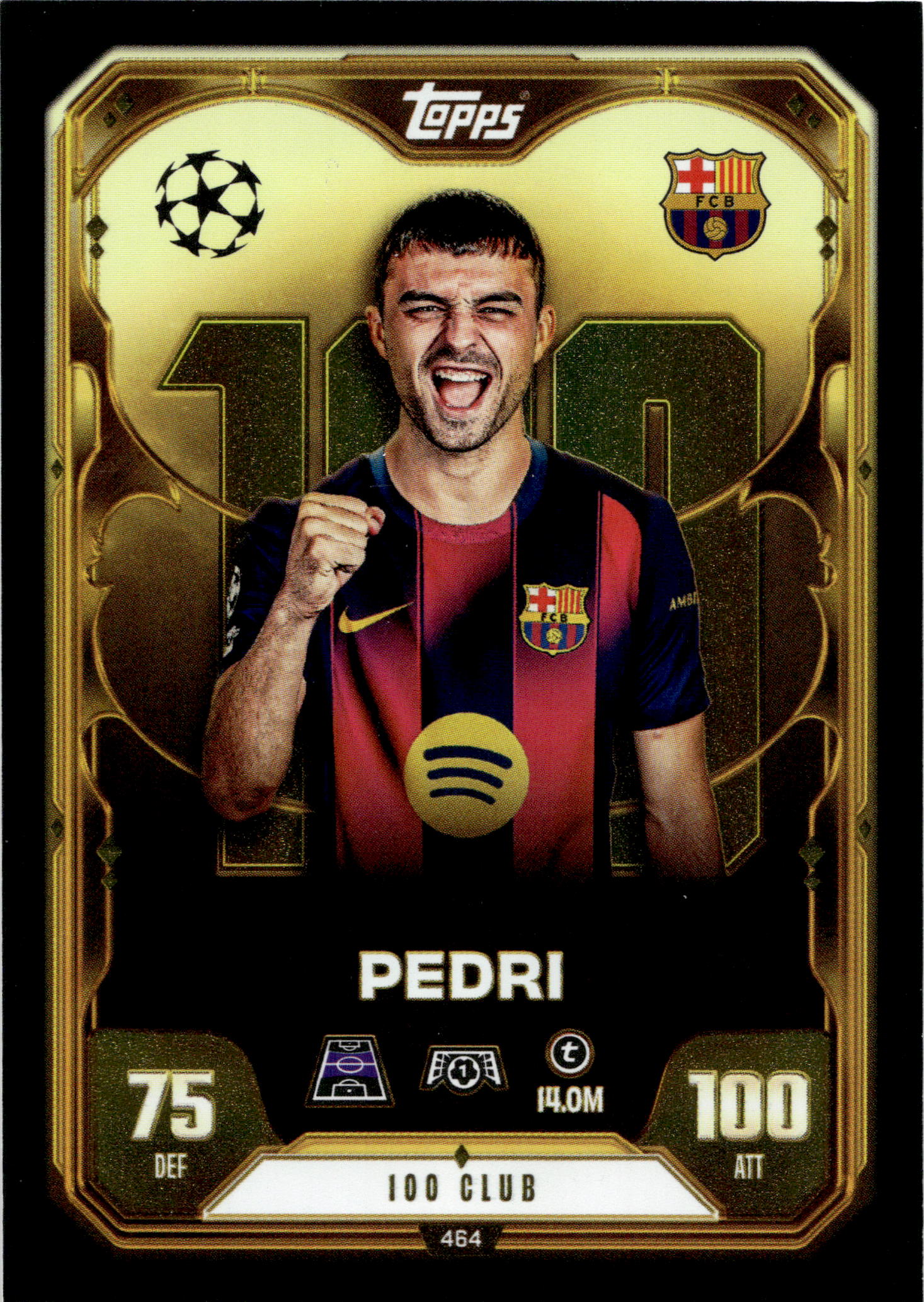 #464 Pedri - 100 Club