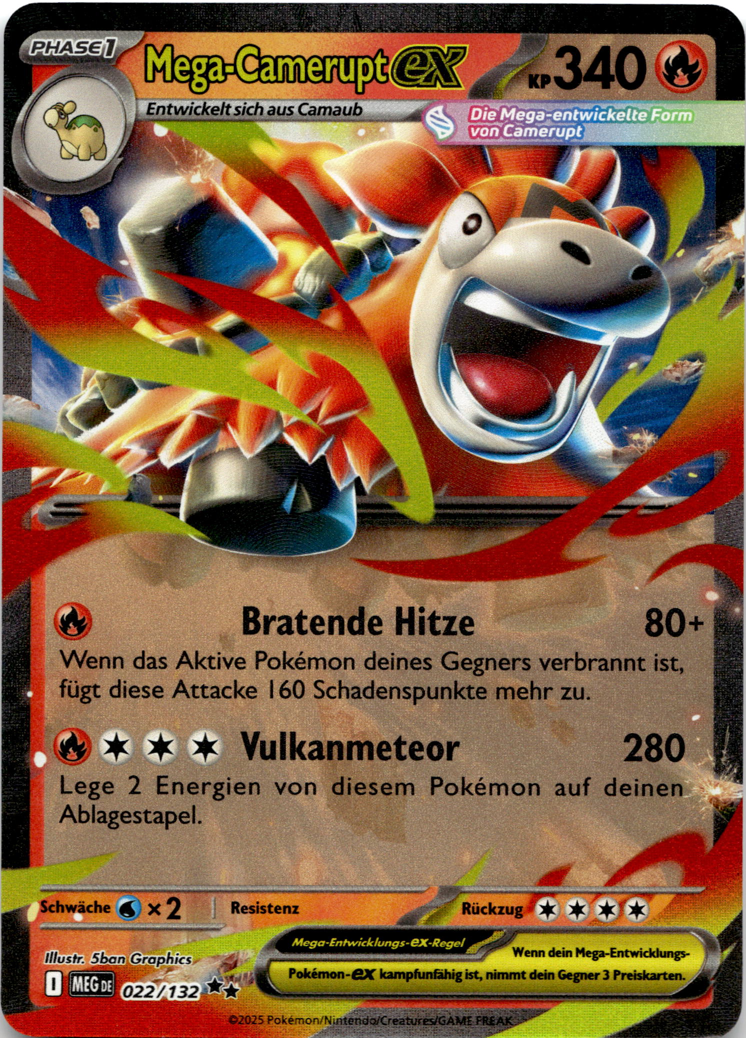Mega-Camerupt ex #022/132