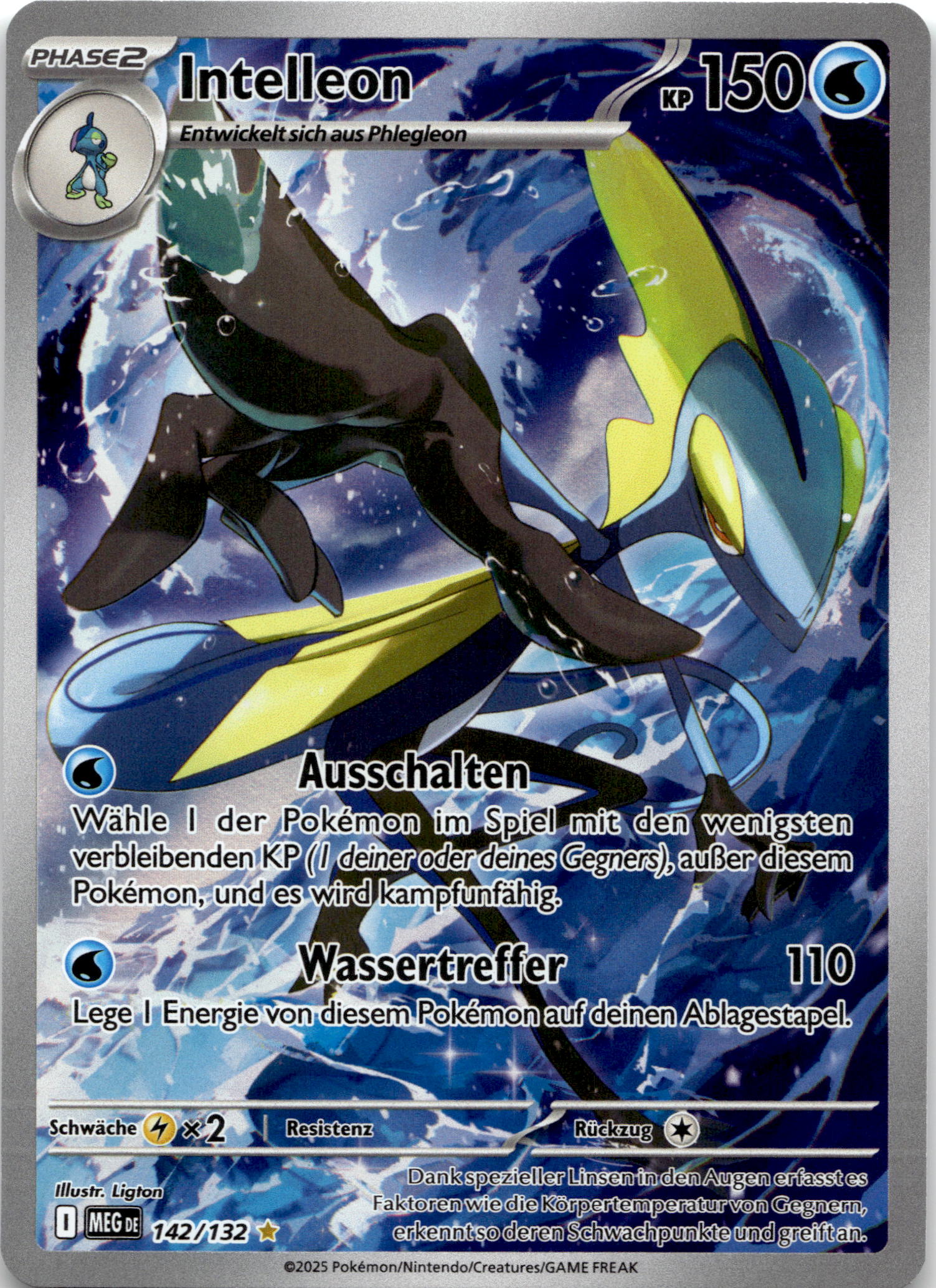 Intelleon #142/132 Illustration Rare