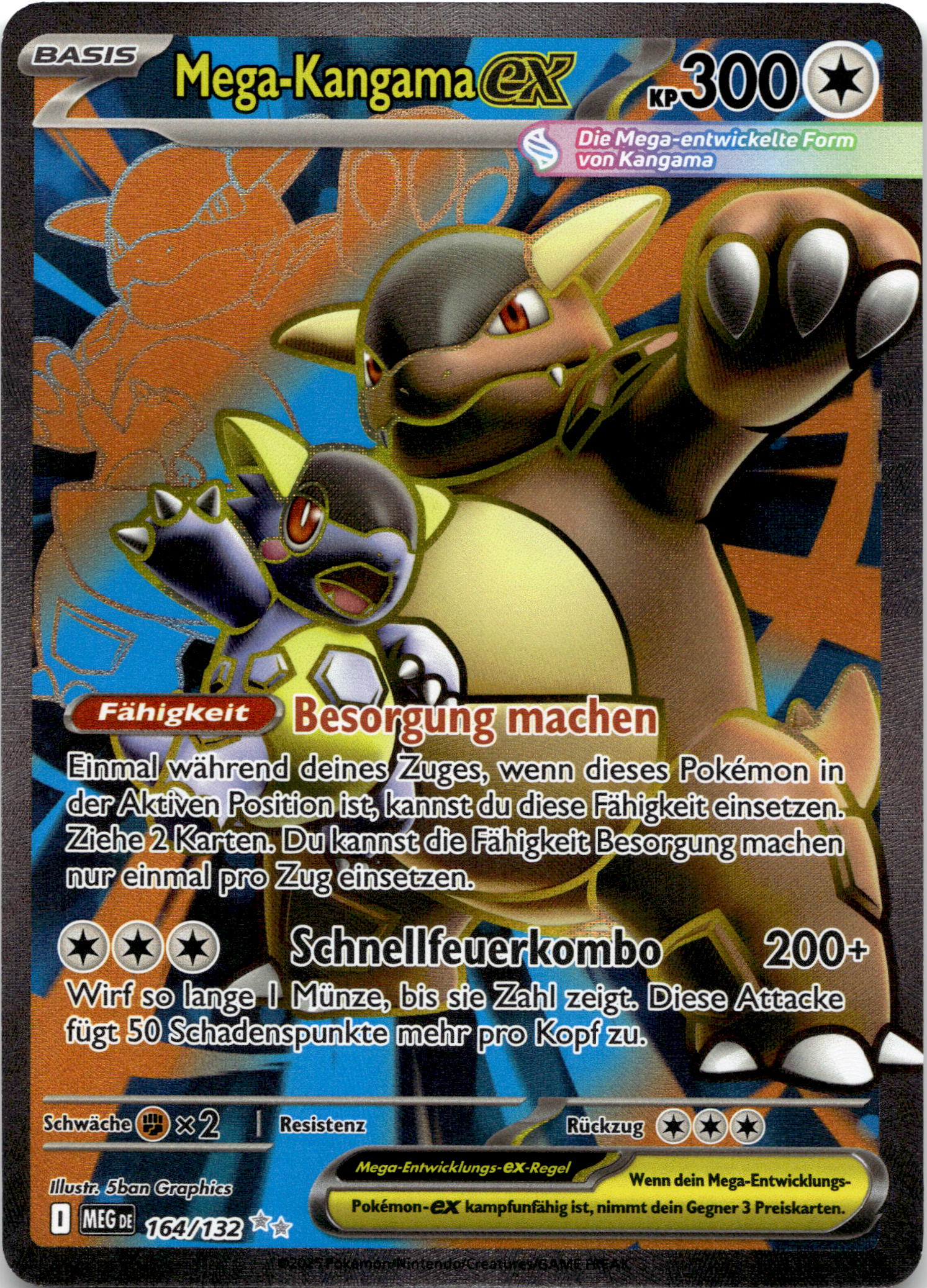 Mega-Kangama ex #164/132 Ultra Rare