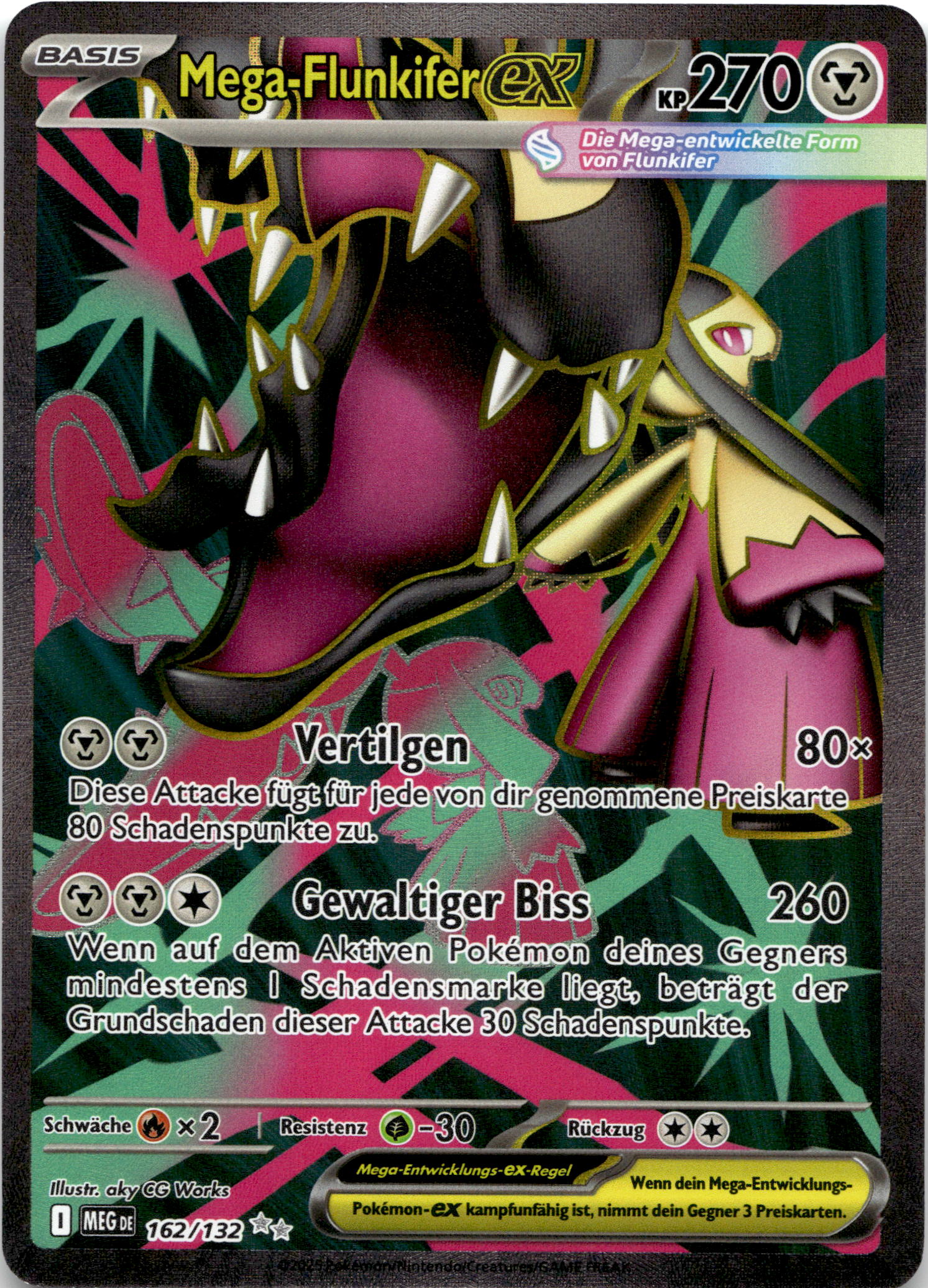 Mega-Flunkifer ex #162/132 Ultra Rare