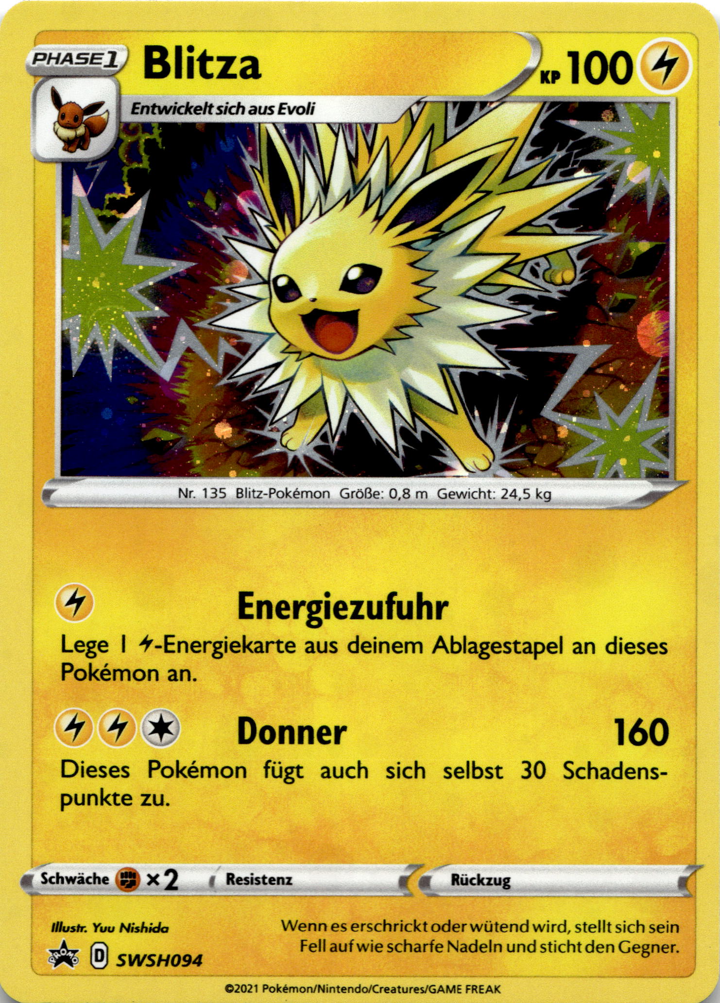 Blitza Holo #SWSH094 Black Star Promo