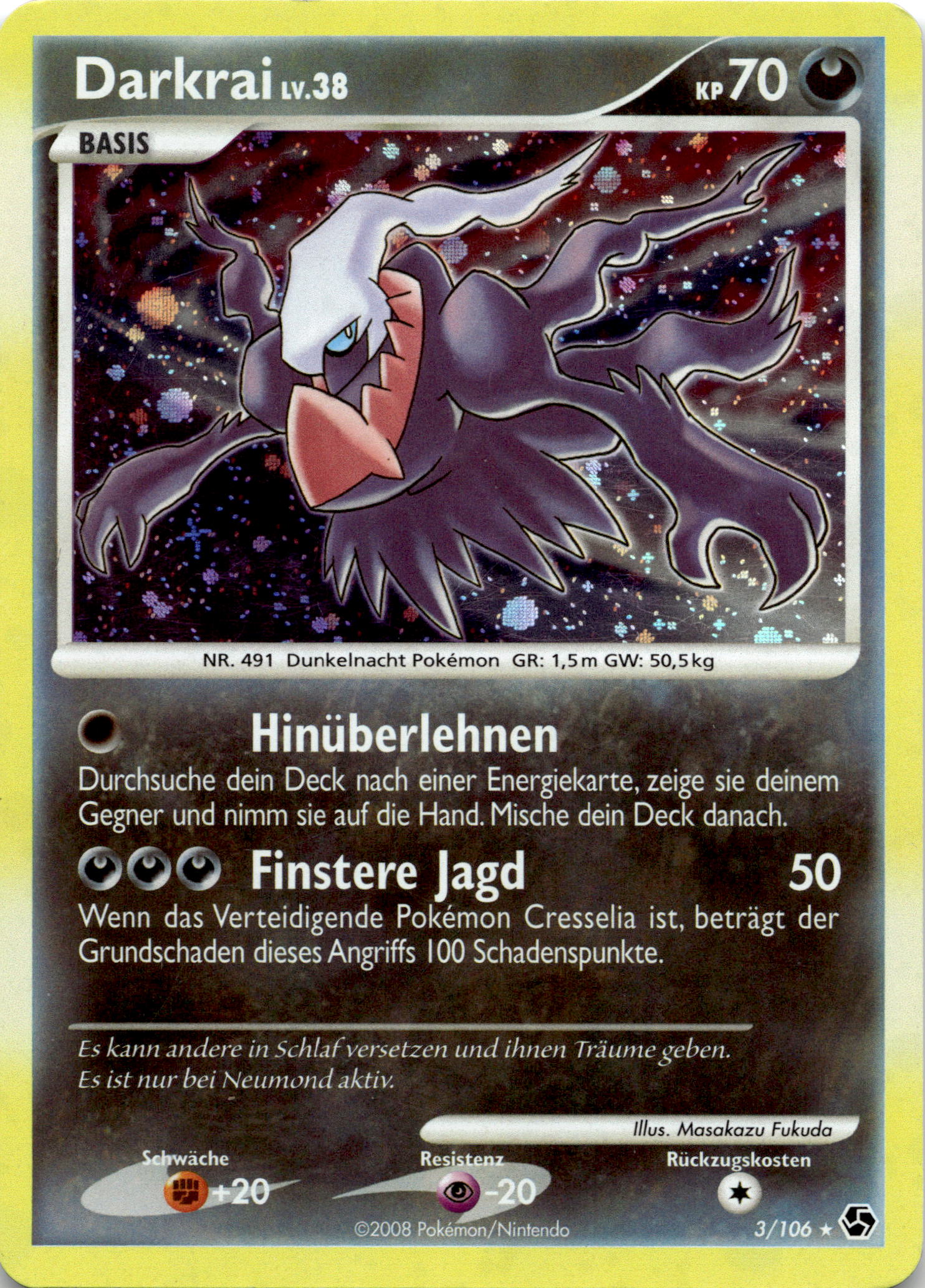 Darkrai LV.38 Holo #3/106