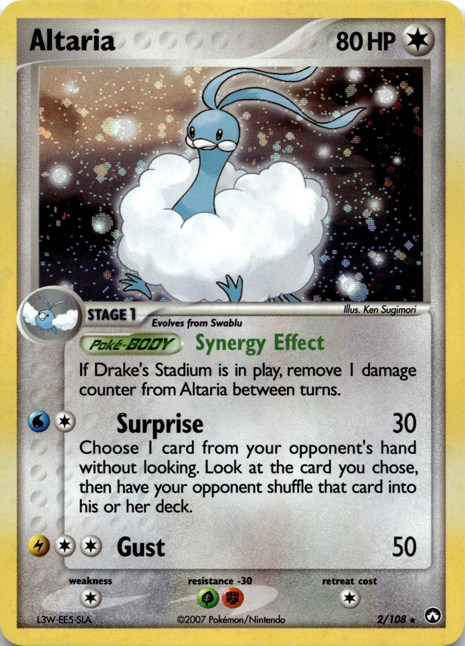 Altaria Holo #2/108