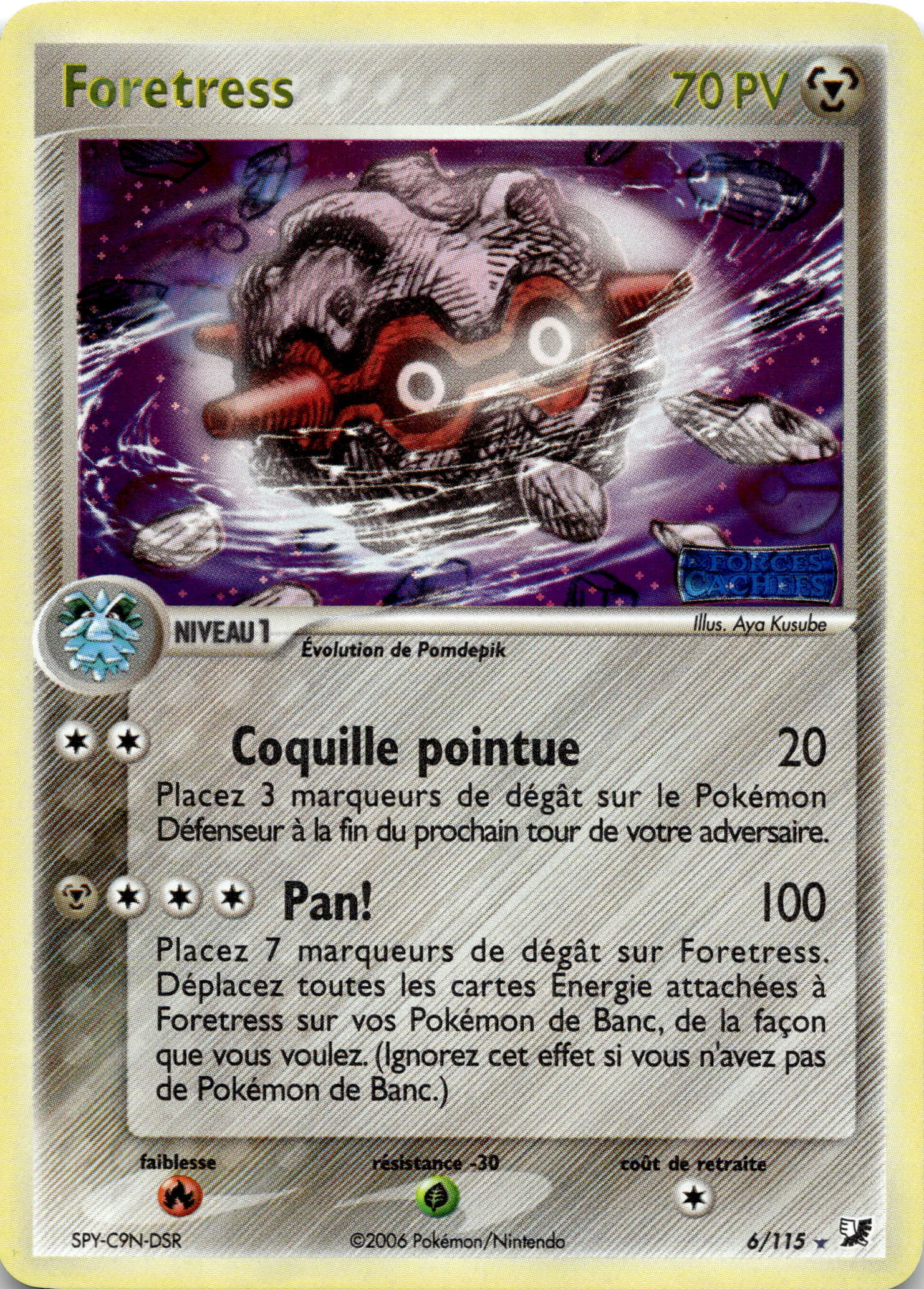 Foretress Holo #6/115 Stamp