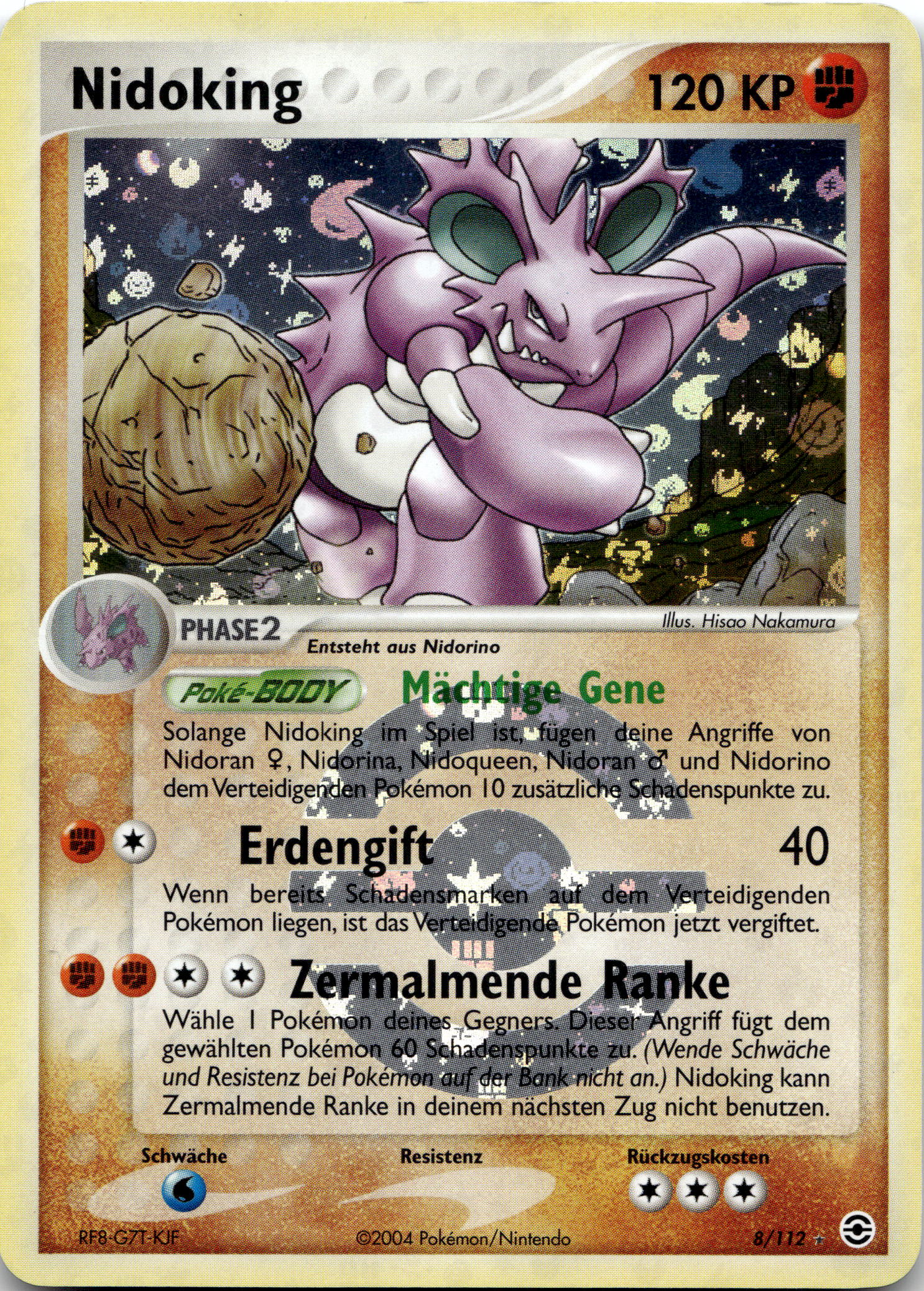 Nidoking Reverse Foil #8/112