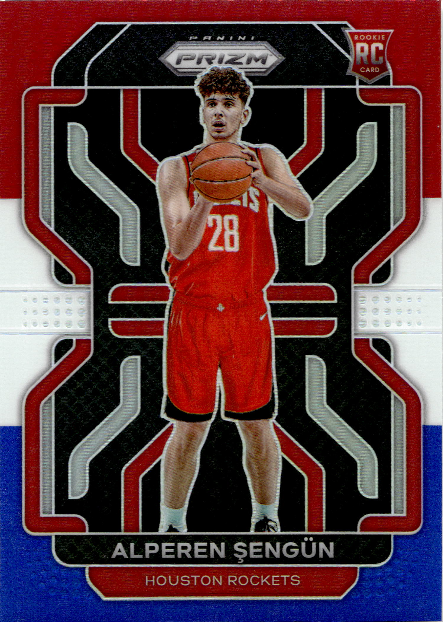 #318 Alperen Sengun RC - Red/White/Blue Prizm