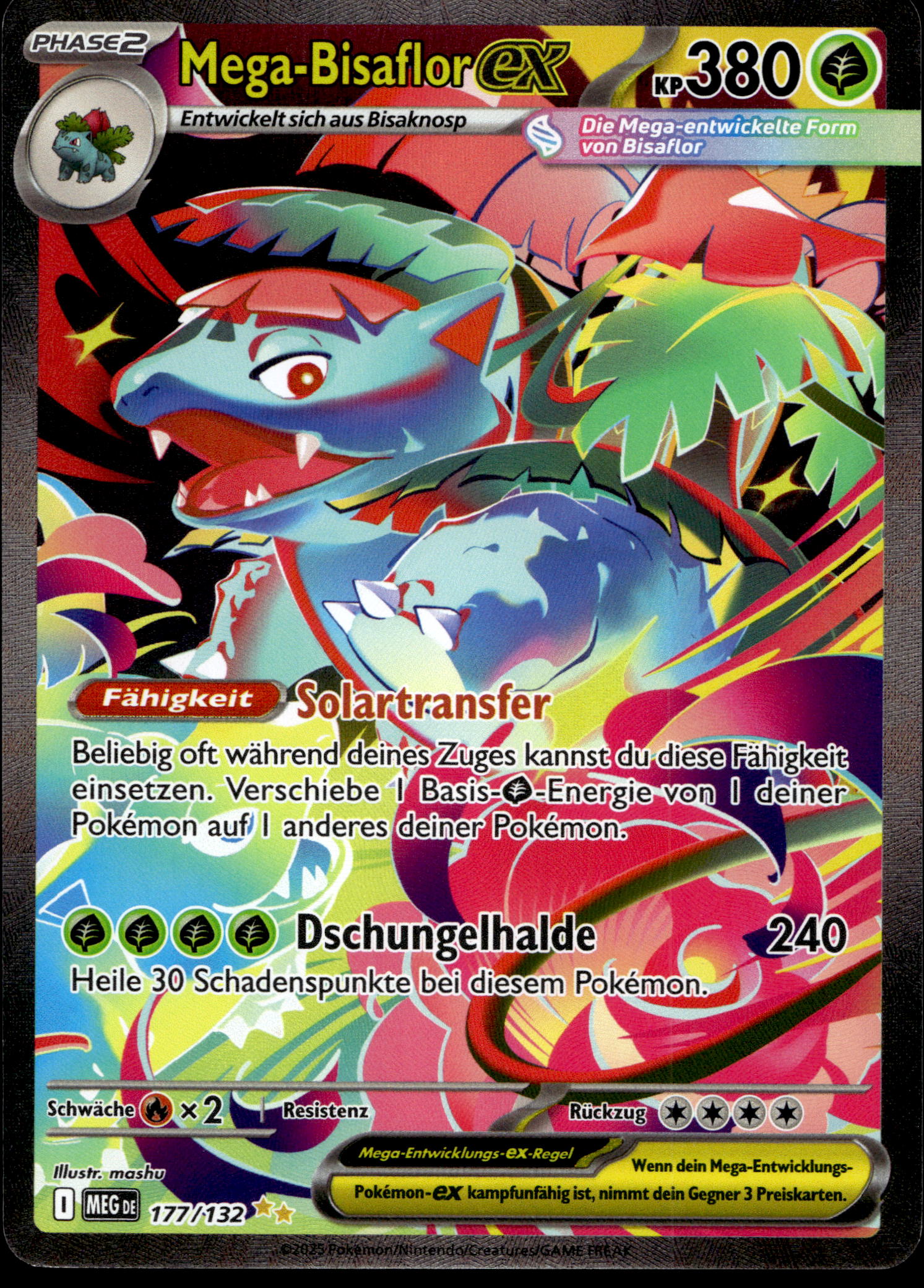 Mega-Bisaflor ex #177/132 Special Illustration Rare