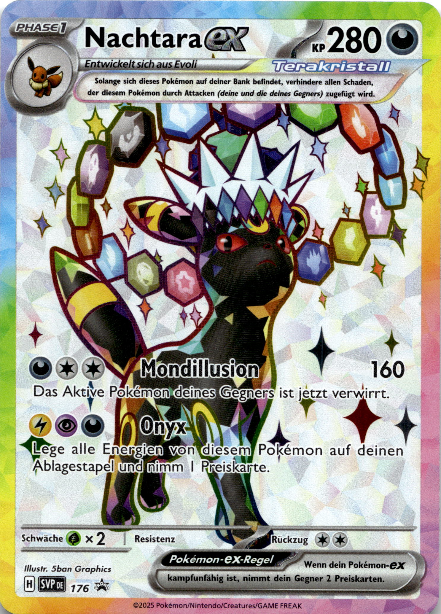 Nachtara ex #176 Black Star Promo