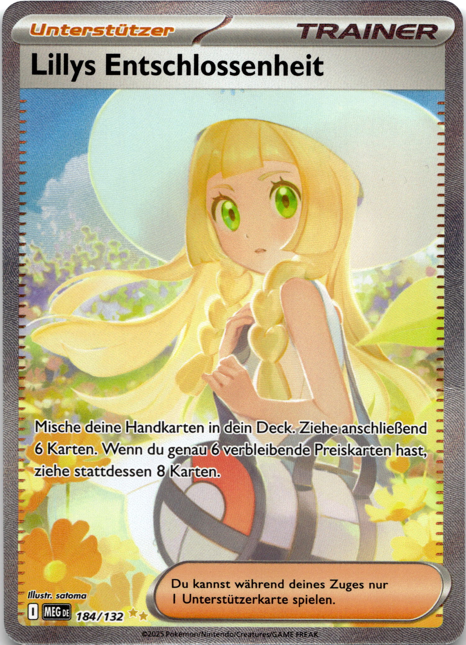 Lillys Entschlossenheit #184/132 Special Illustration Rare