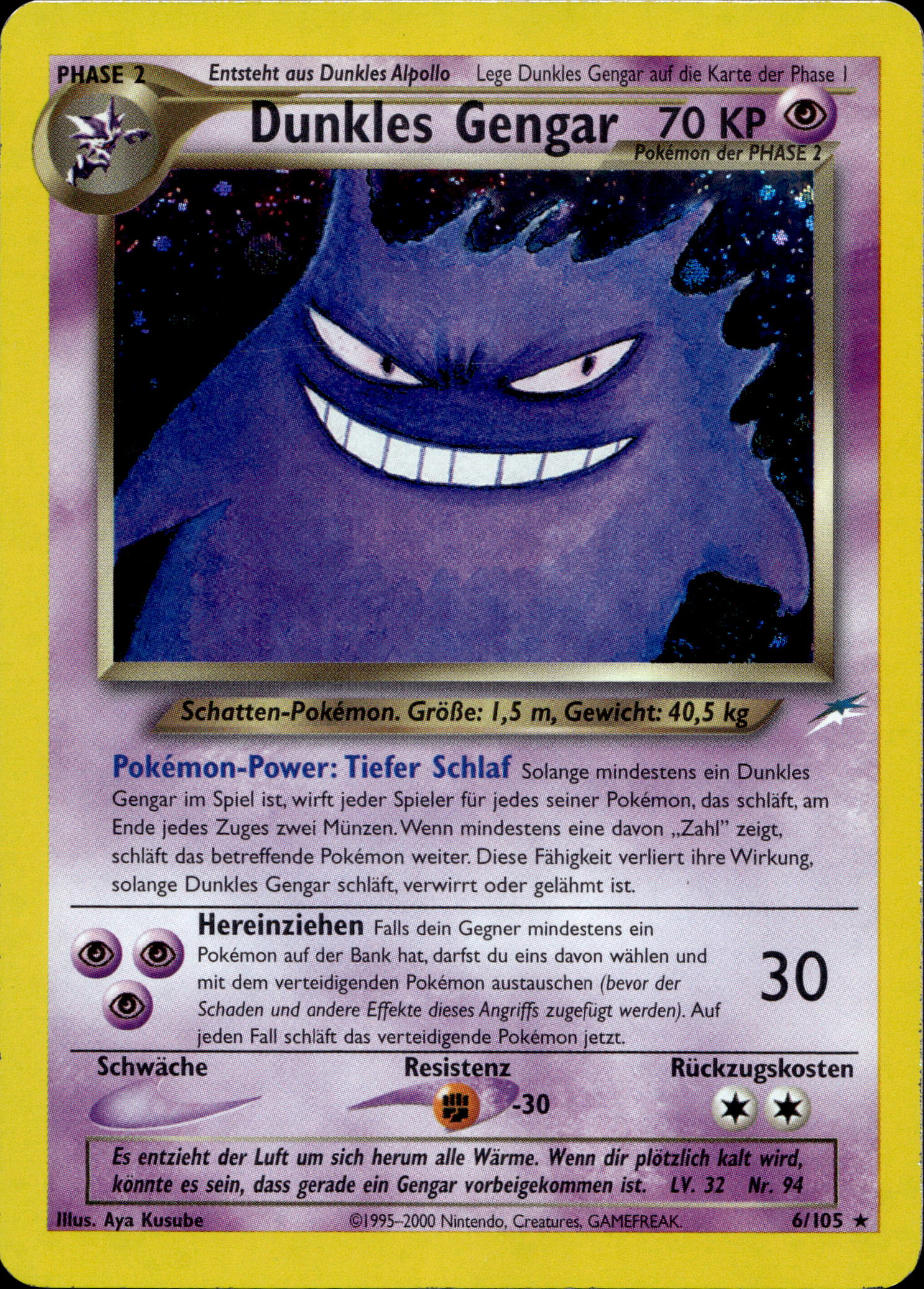 Dunkles Gengar Holo #6/105