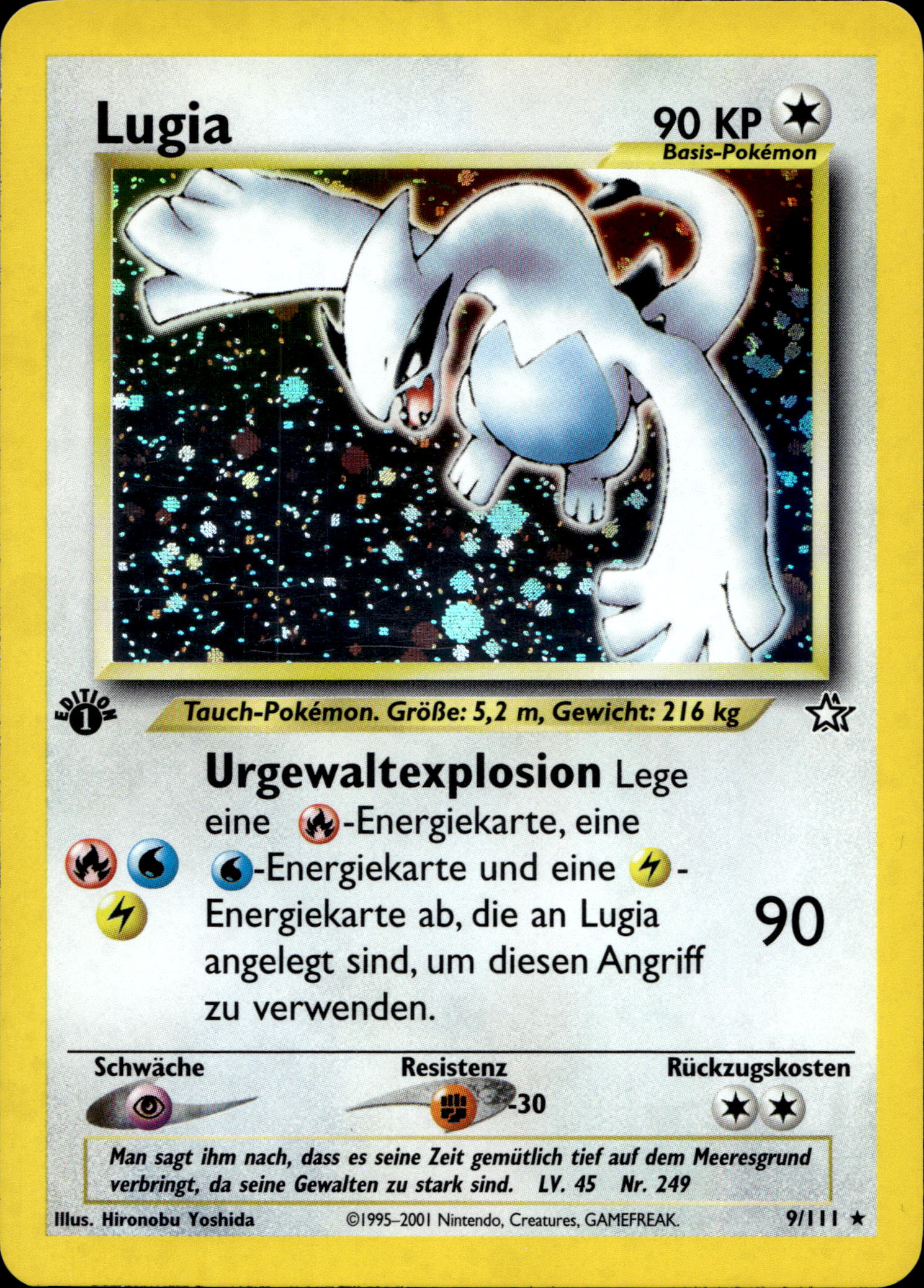 Lugia Holo #9/111 1ST EDITION