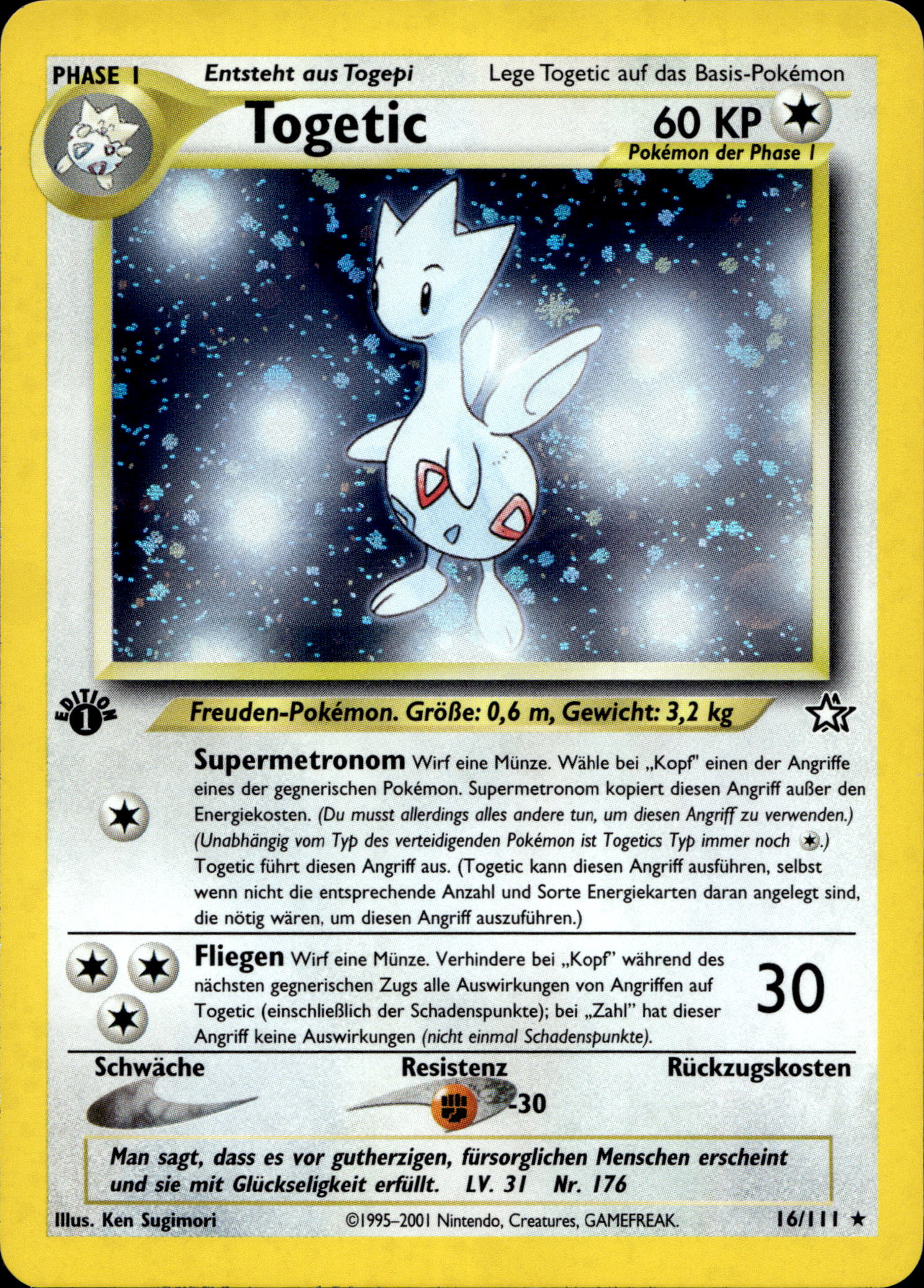 Togetic Holo #16/111 1ST EDITION
