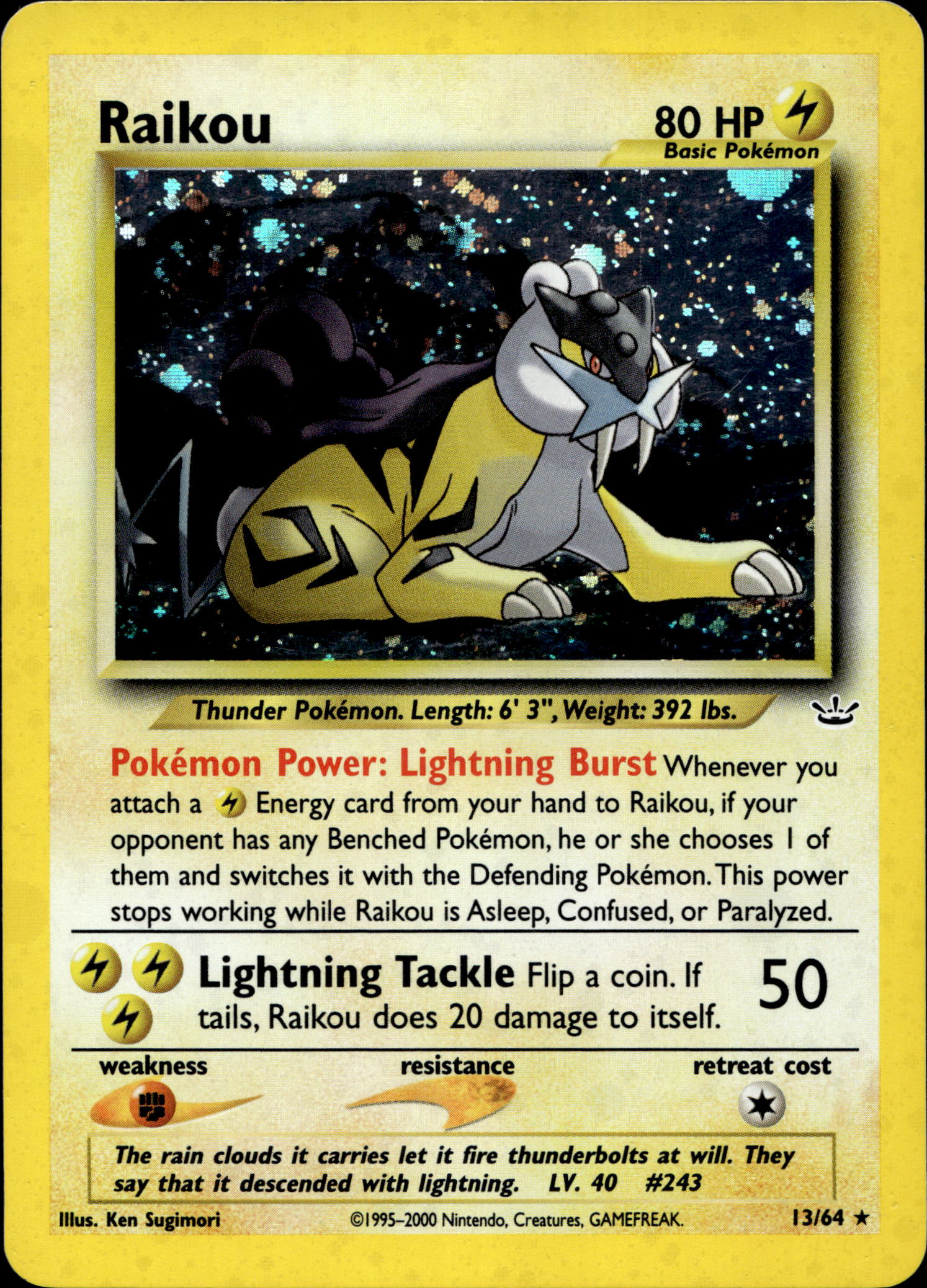Raikou Holo #13/64