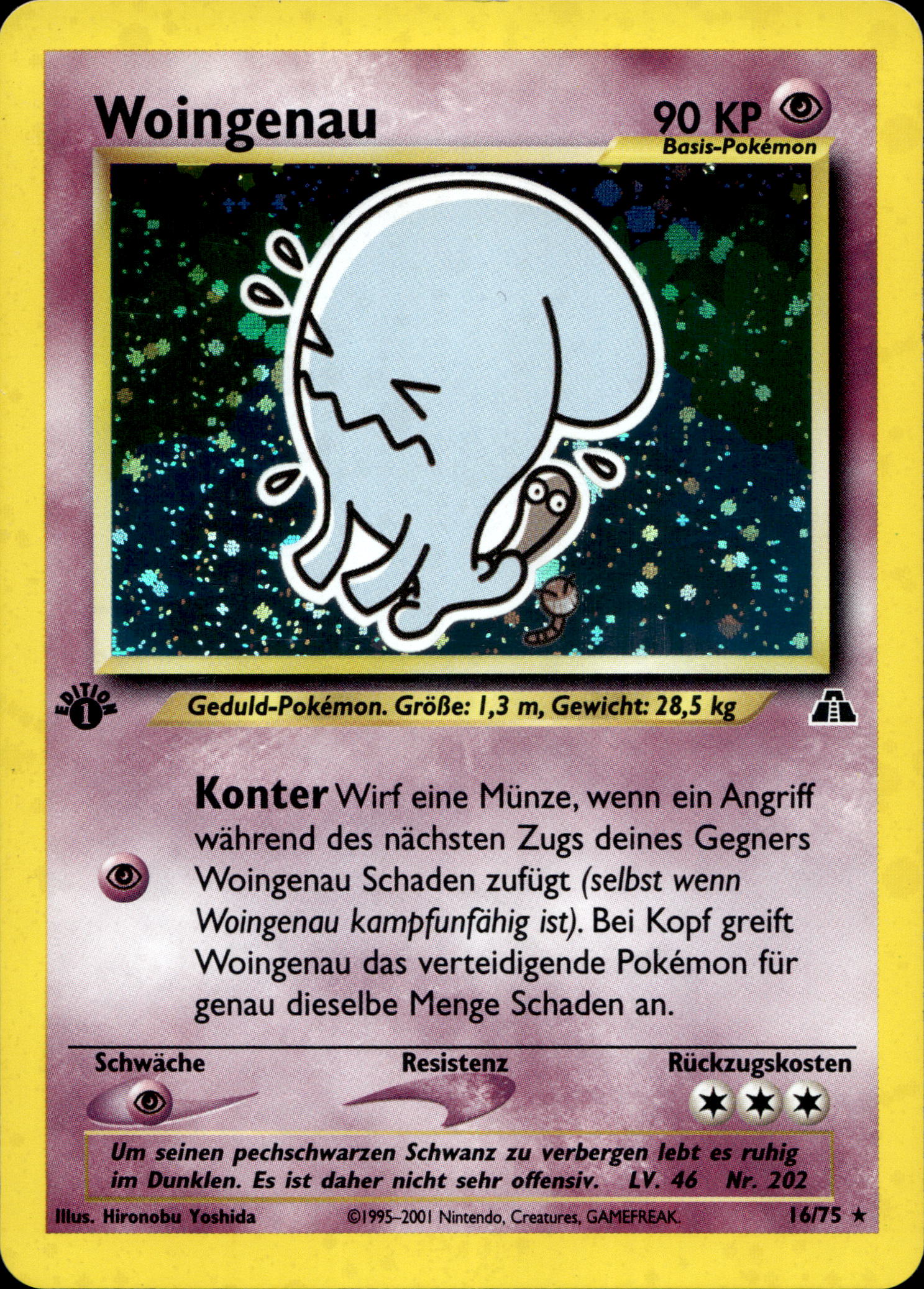 Woingenau Holo #16/75 1ST EDITION