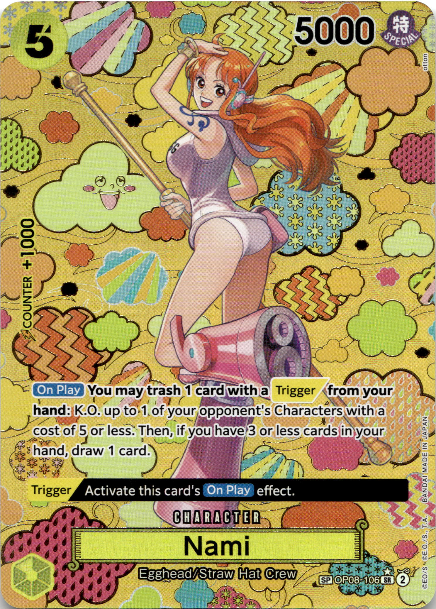 Nami #OP08-106 SR Special Alt Art