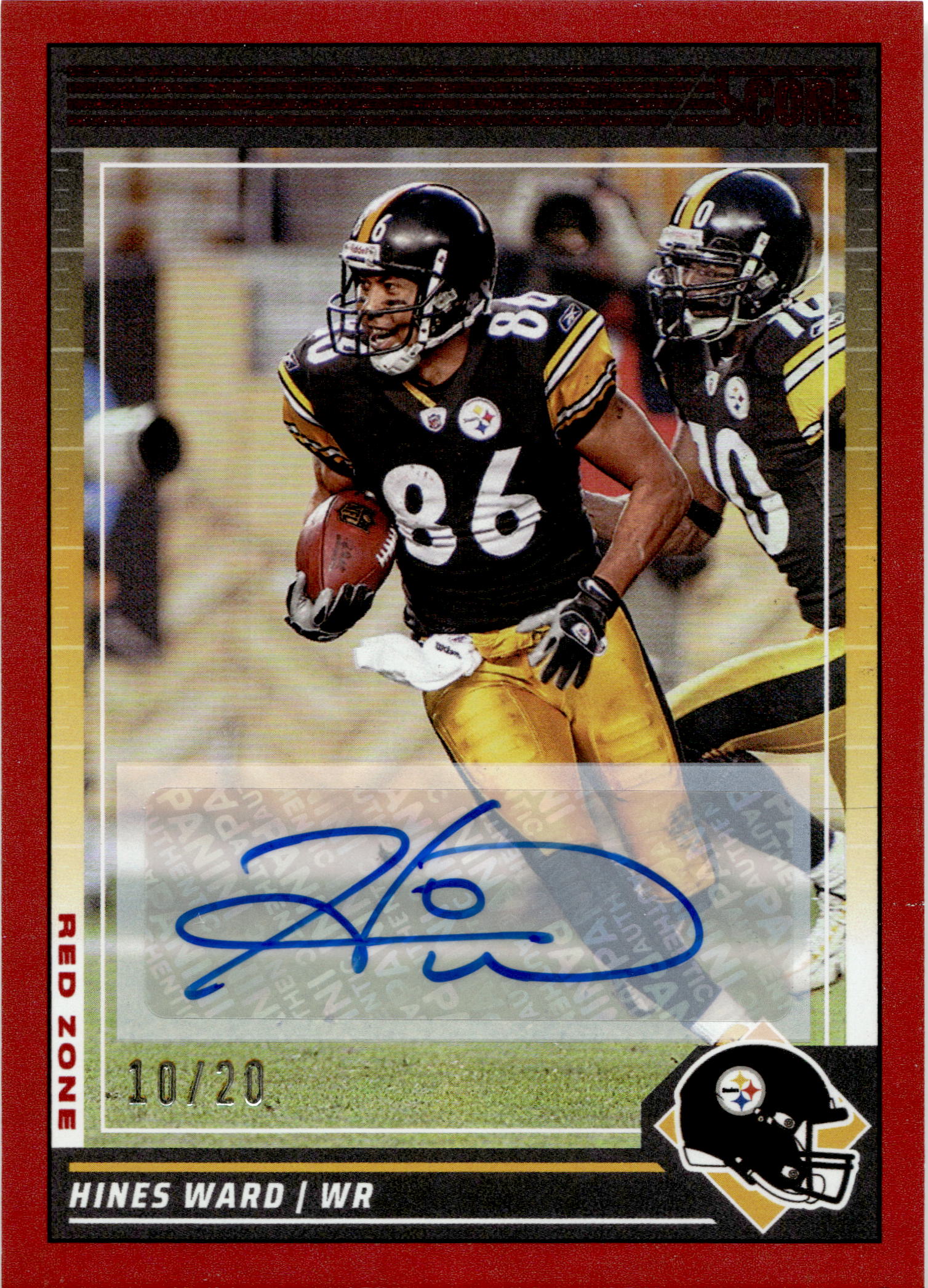 #242 Hines Ward Red Zone 10/20
