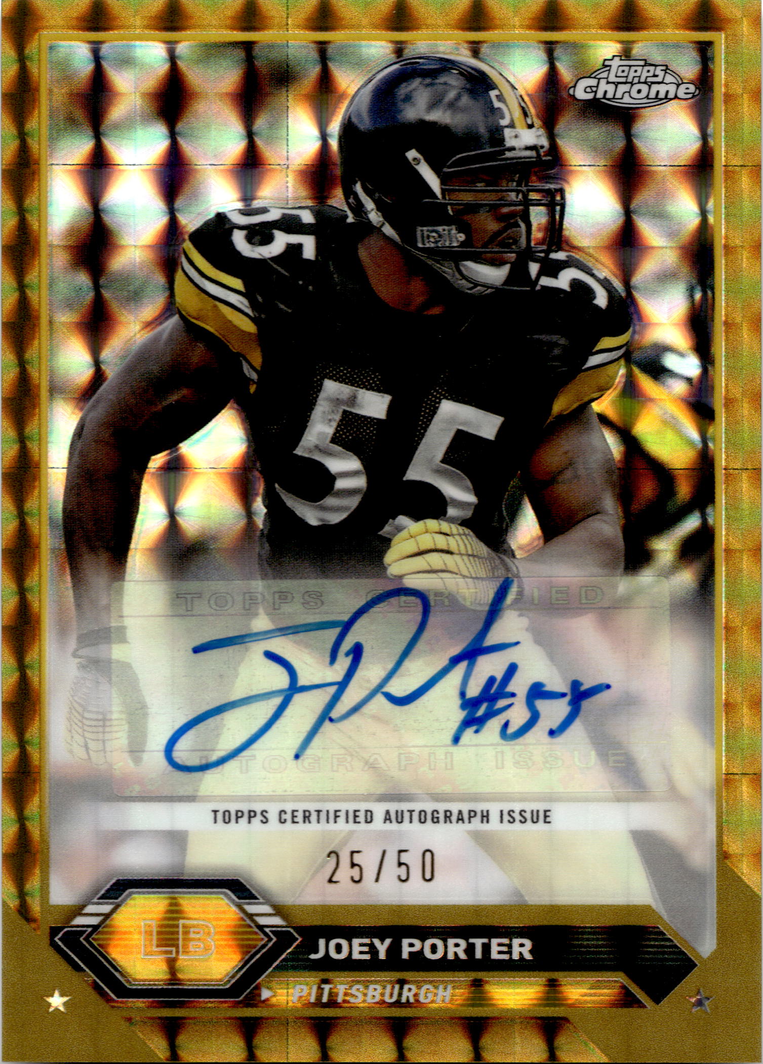 #TCA-JP Joey Porter Geometric Gold 25/50