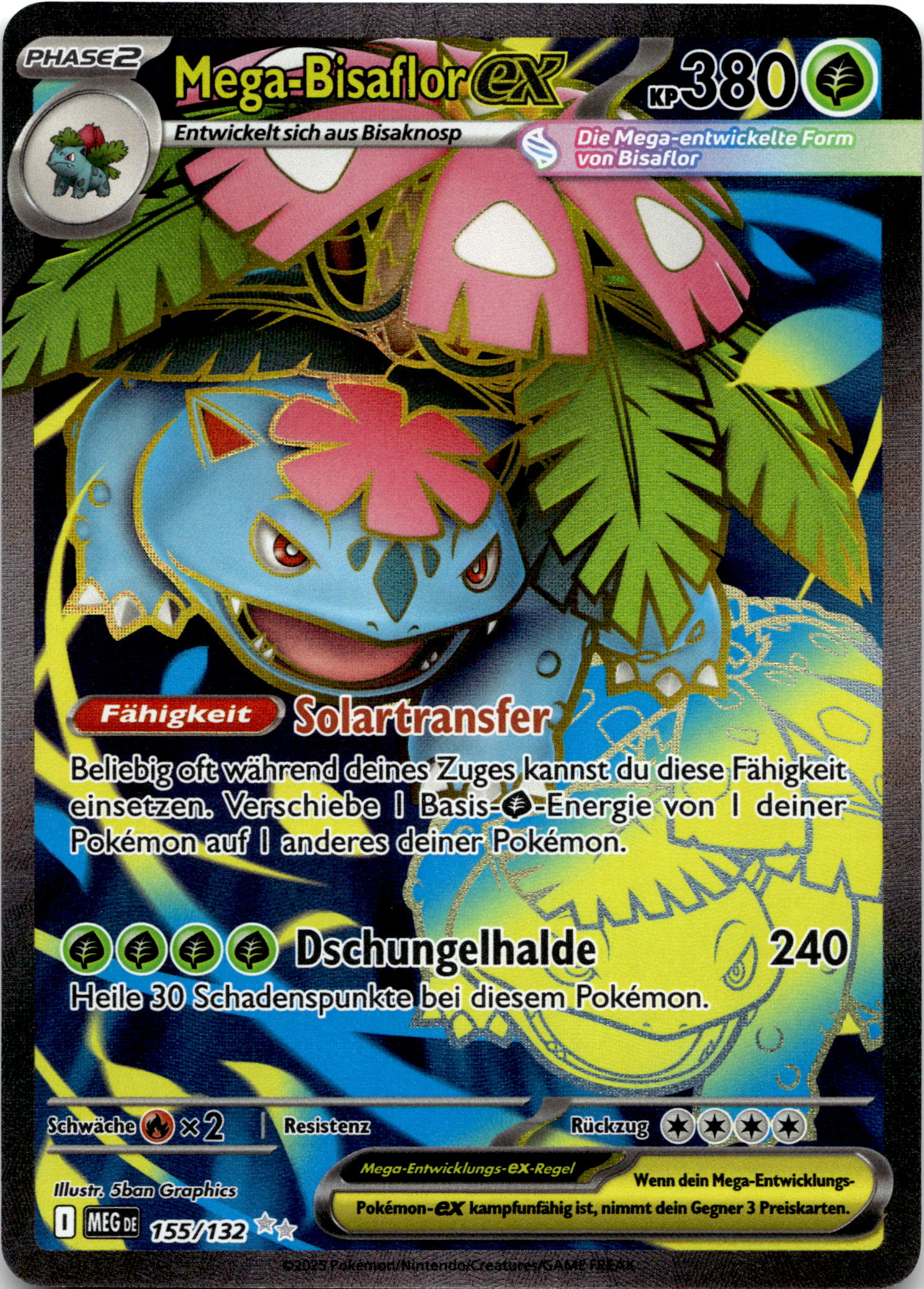 Mega-Bisaflor ex #155/132 Ultra Rare