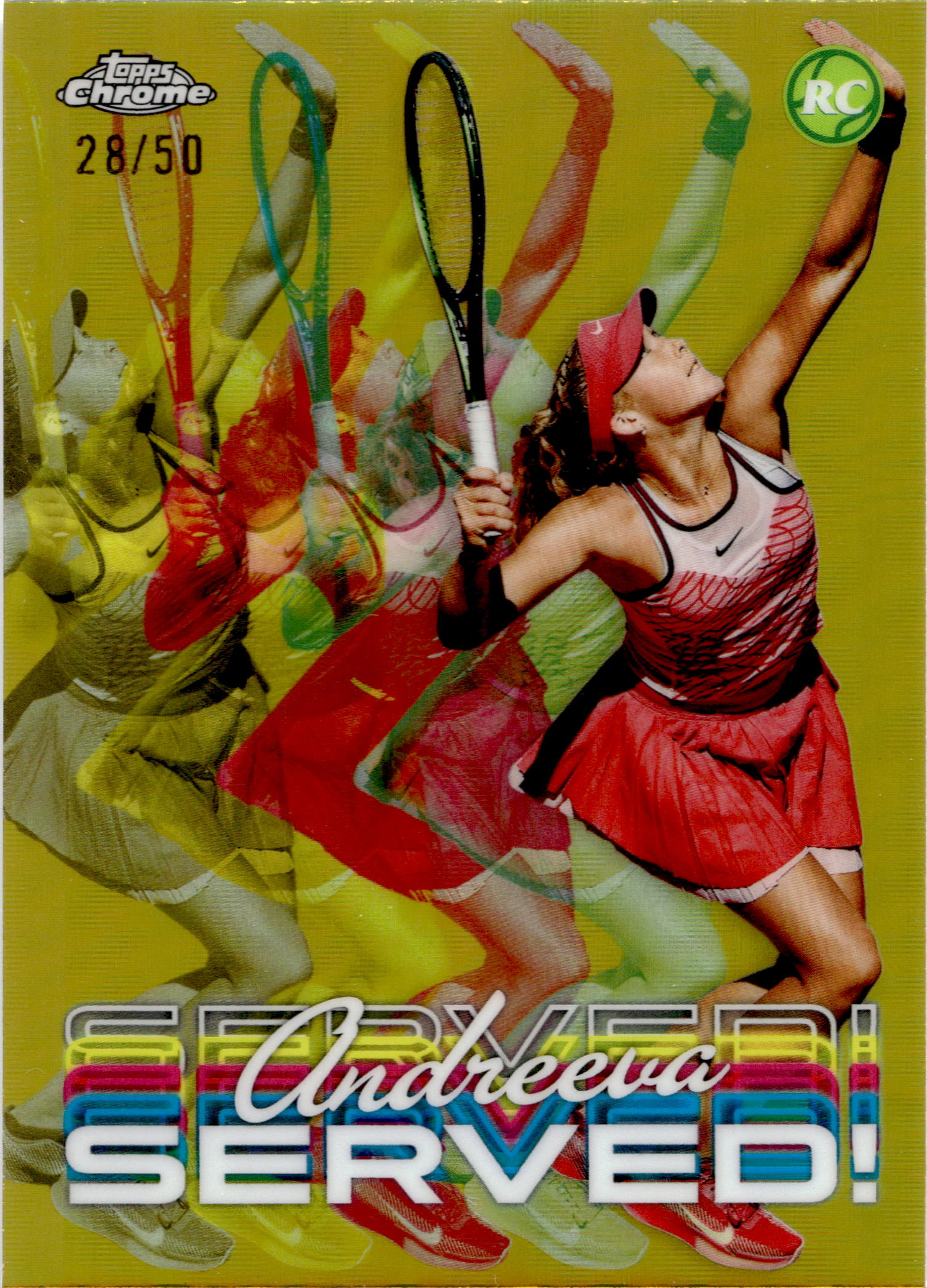 #SER-MA Mirra Andreeva Gold Refractors 28/50