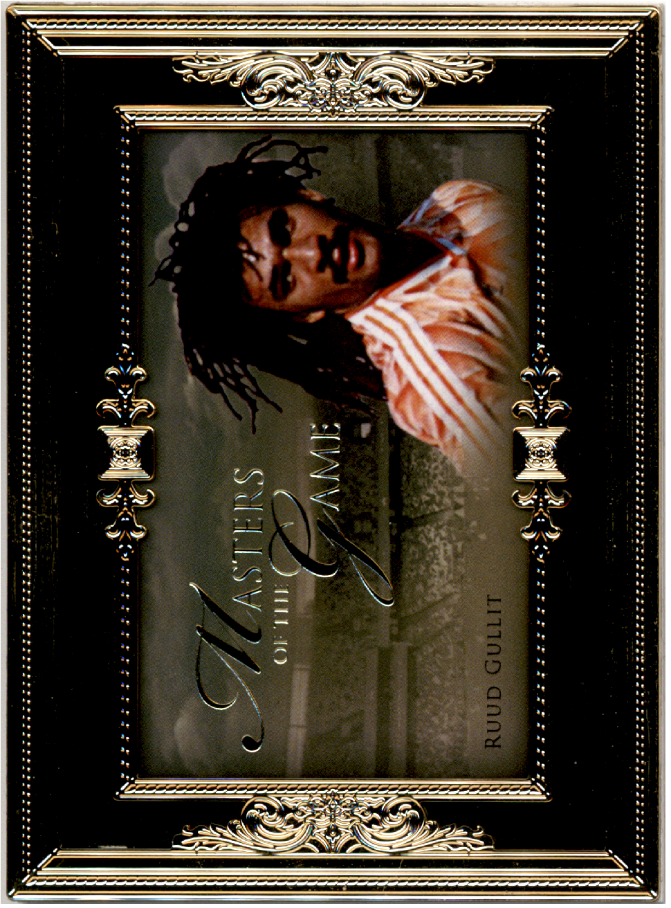 #MGG10 Ruud Gullit Masters of the Game 23KT Gold Framed 06/11