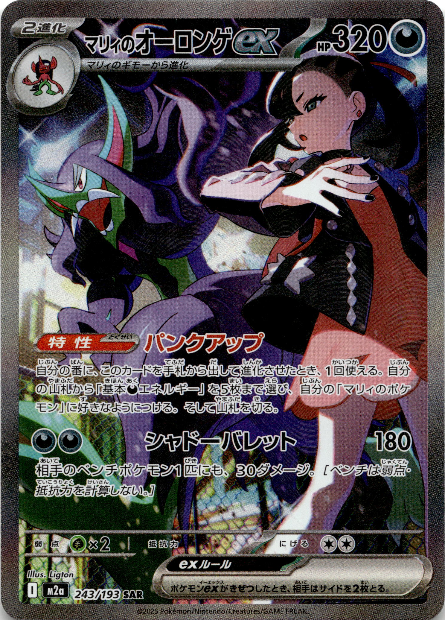 Marnie's Grimmsnarl ex #243/193 Special Art Rare