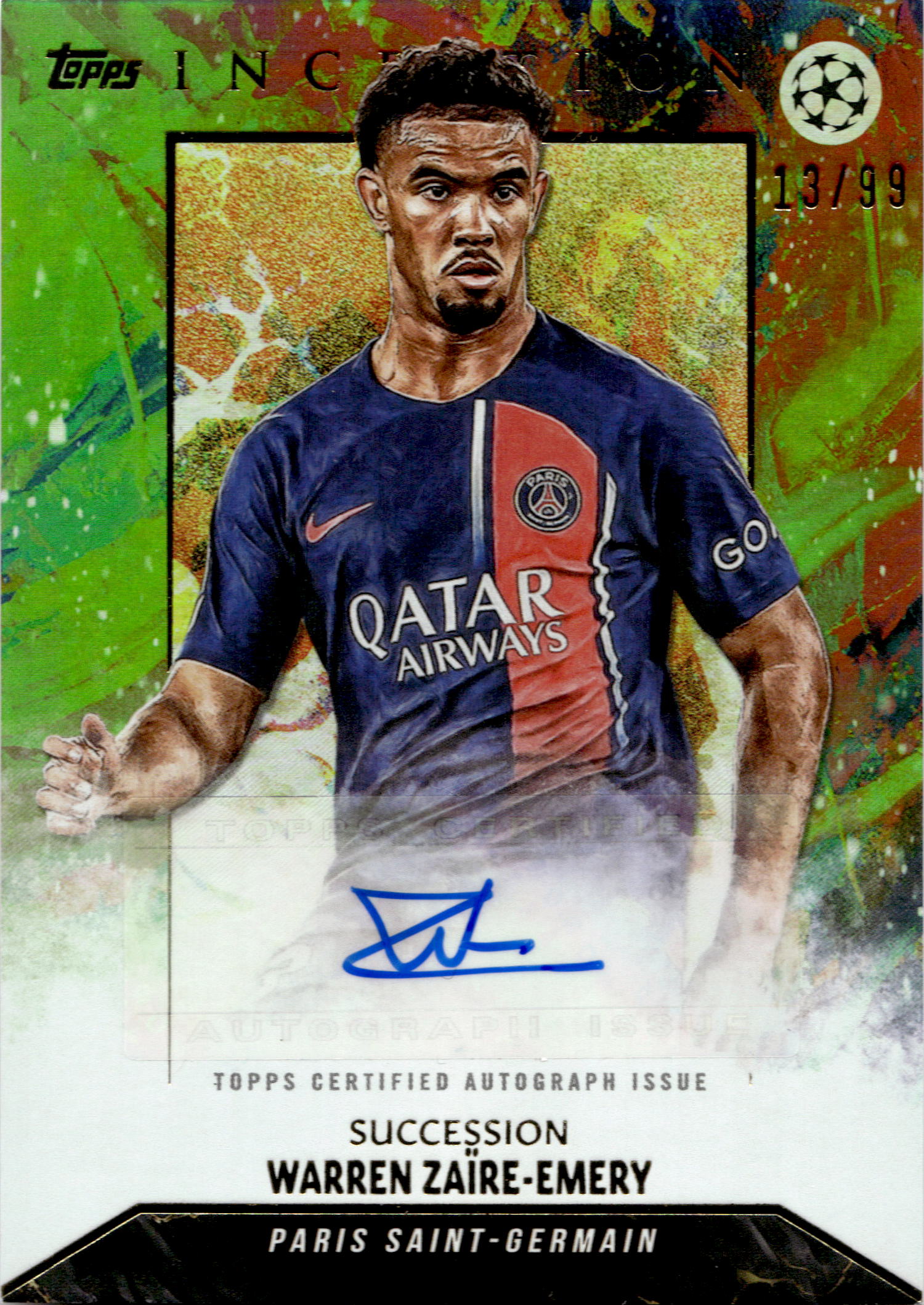 #SA-WZ Warren Zaïre-Emery 13/99 SUCCESSION