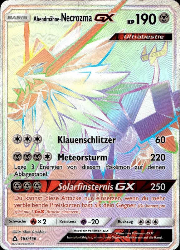 Abendmähne-Necrozma GX #163/156