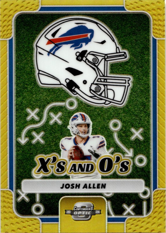 #XO-JAN Josh Allen Gold 03/10 Xs and Os