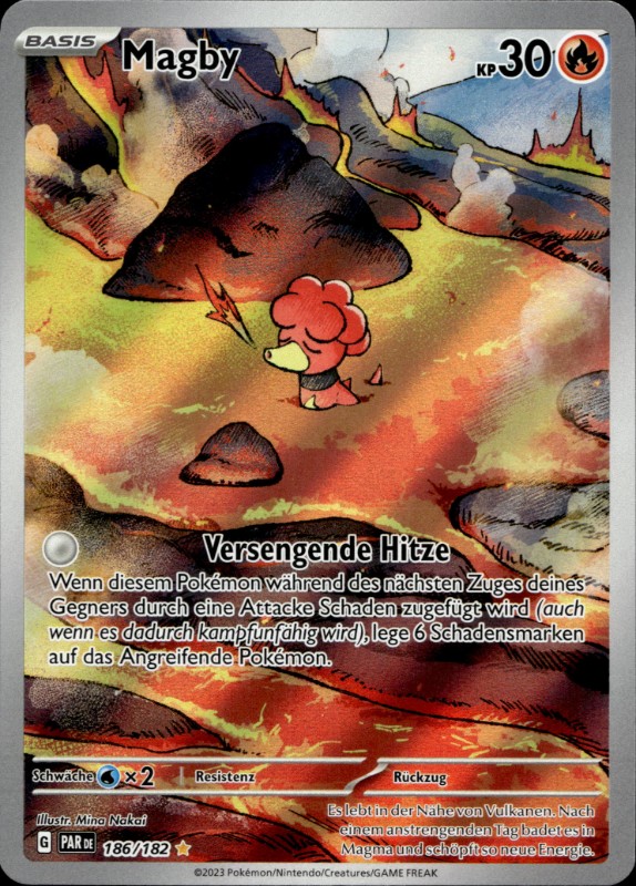 Magby #186/182 Illustration Rare