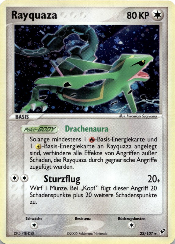 Rayquaza Holo #22/107