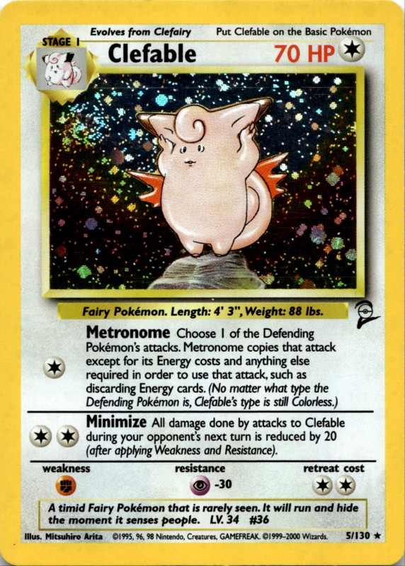Clefable Holo #5/130