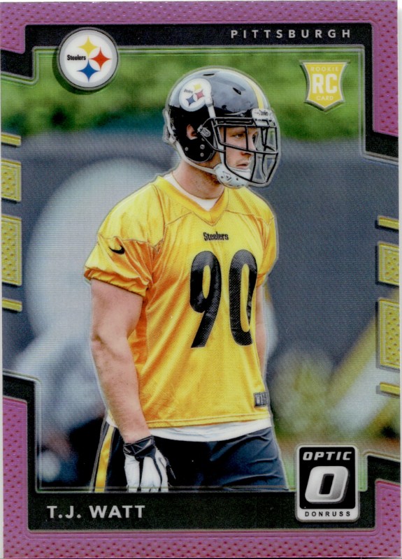 #122 T.J. Watt RC - Pink