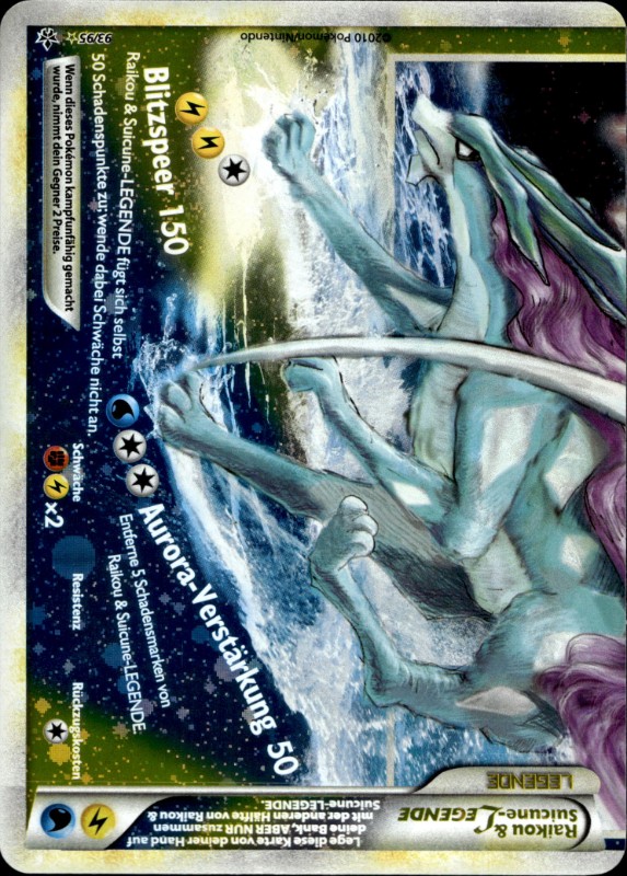RAIKOU & SUICUNE LEGENDE #93/95