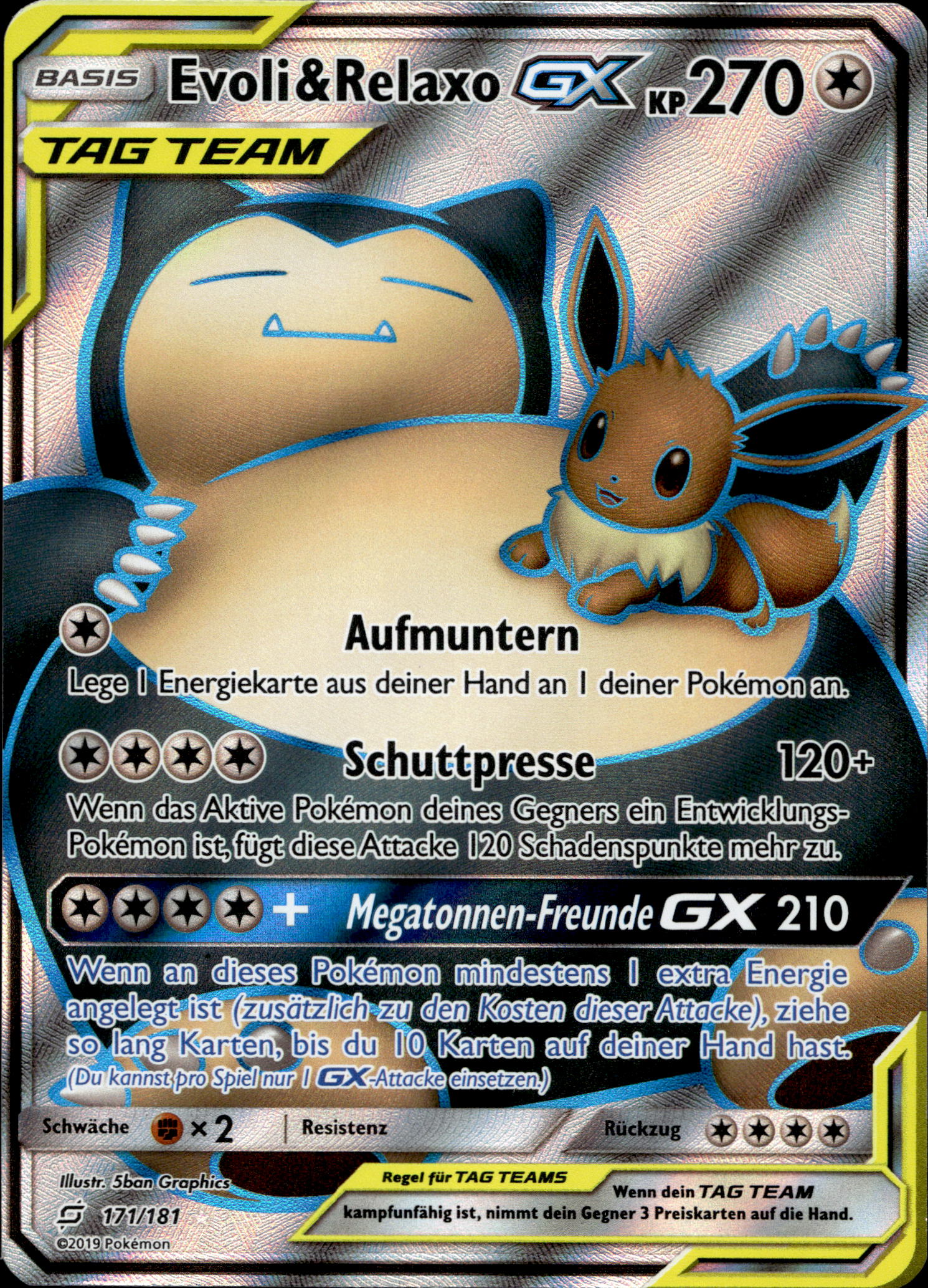 Evoli & Relaxo GX #171/181