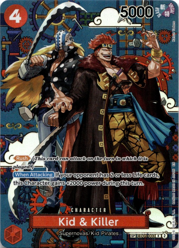 Kid & Killer #EB01-003 Special Alternate Art