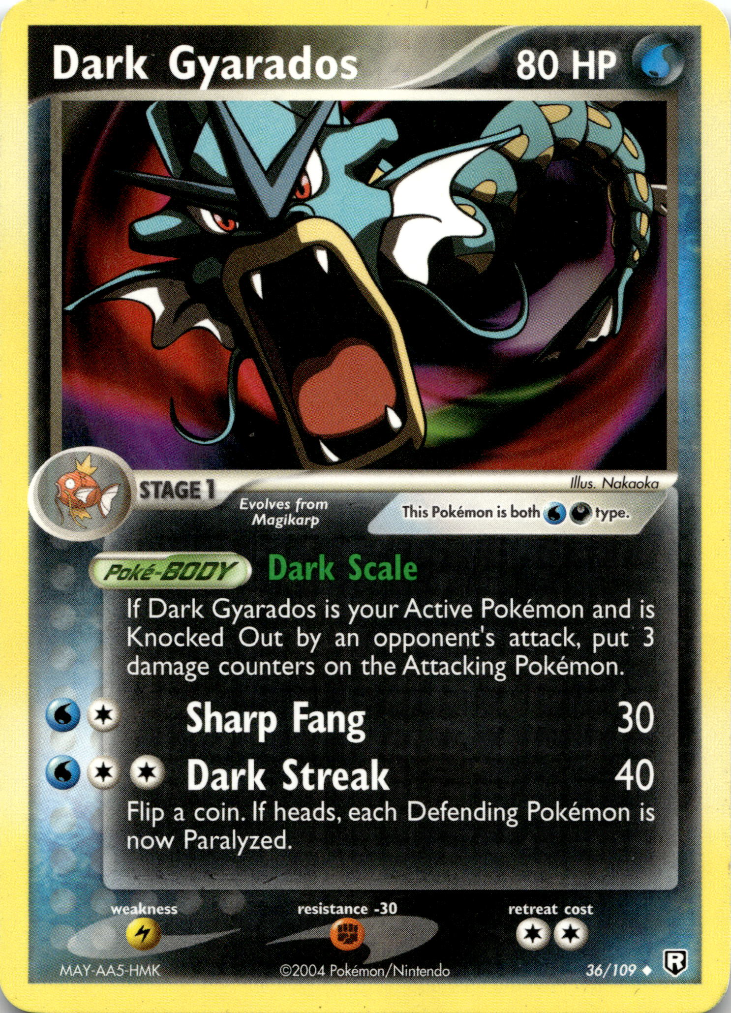 Dark Gyarados #36/109