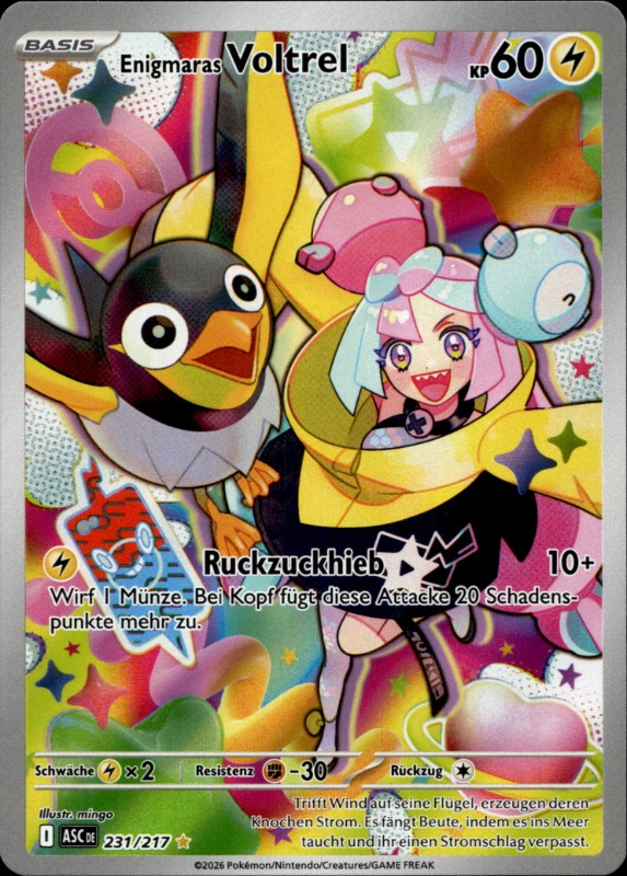 Enigmaras Voltrel #231/217 Illustration Rare