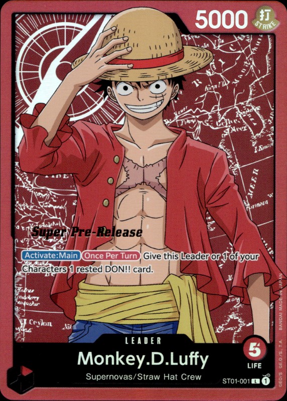 Monkey.D.Luffy #ST01-001 L