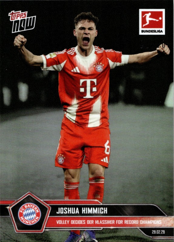 #137 Joshua Kimmich 01/10 Black Foil