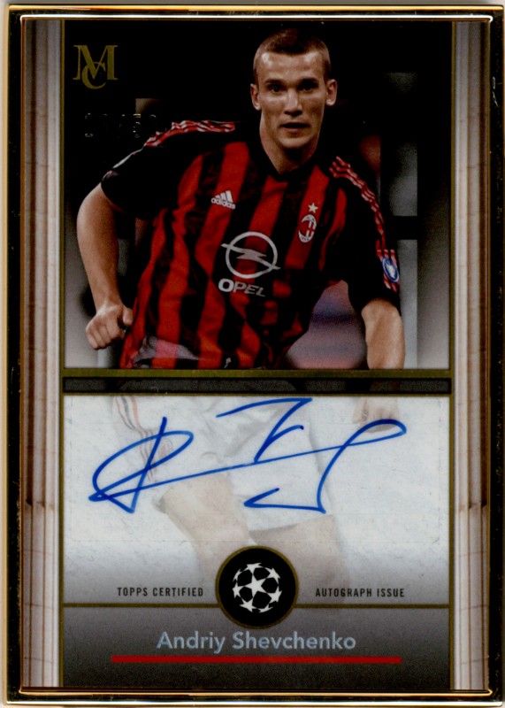 #FA-AS Andriy Shevchenko Gold 13/50 Framed Autograph