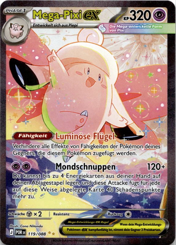 Mega-Pixi ex #119/088 Special Illustration Rare