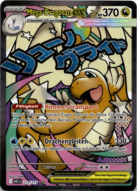 MEGA-DRAGORAN EX #271/217 MEGA ATTACK RARE