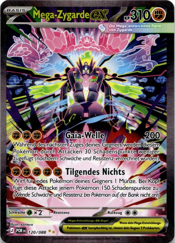 Mega-Zygarde ex #120/088 Special Illustration Rare