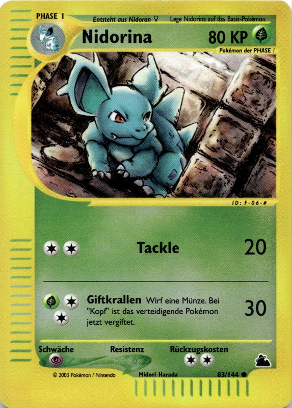 Nidorina Reverse Foil #83/144