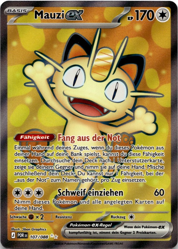 Mauzi ex #107/088 Ultra Rare